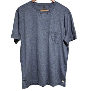 Vuori Tradewind Performance Tee Coastal Heather Size Large